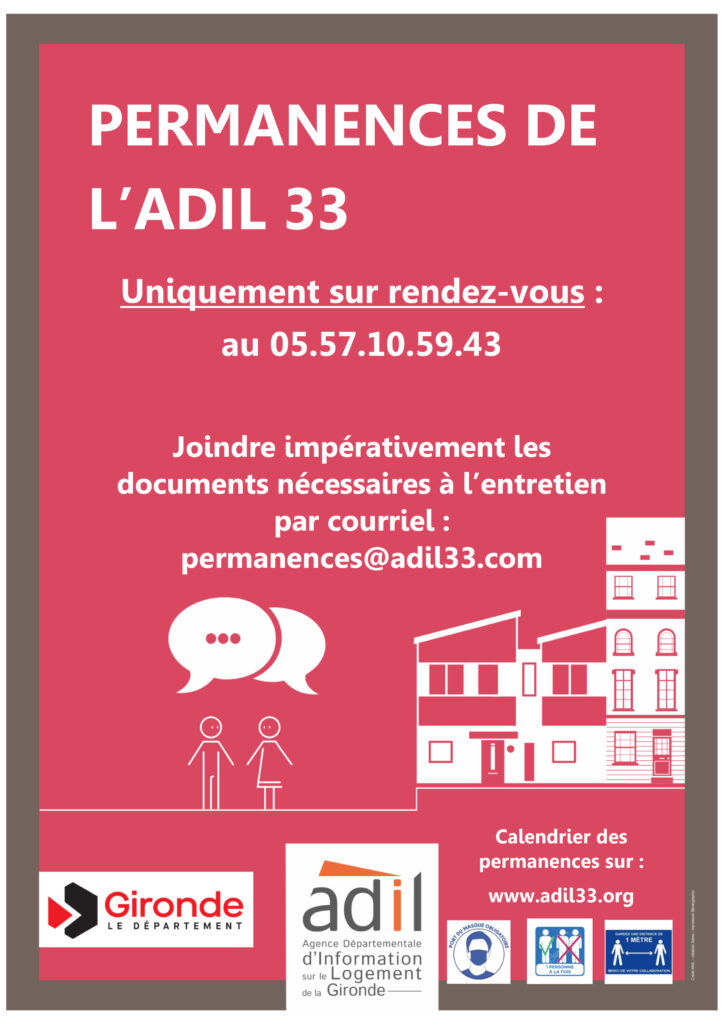 Des permanences logement de l'ADIL Actualités CDC du Bazadais