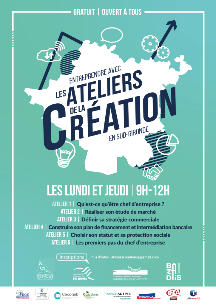 Les ateliers de la création reviennent en Bazadais CDC du Bazadais Les ateliers de la création reviennent en Bazadais CDC du Bazadais